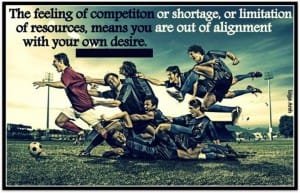 No Competition in The Universe because of Law of Attraction