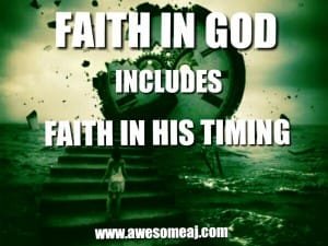 faith in gods timing