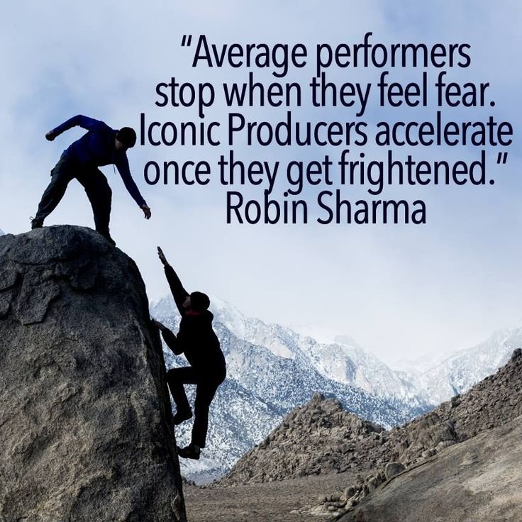 Robin Sharma Quotes Fear Performance