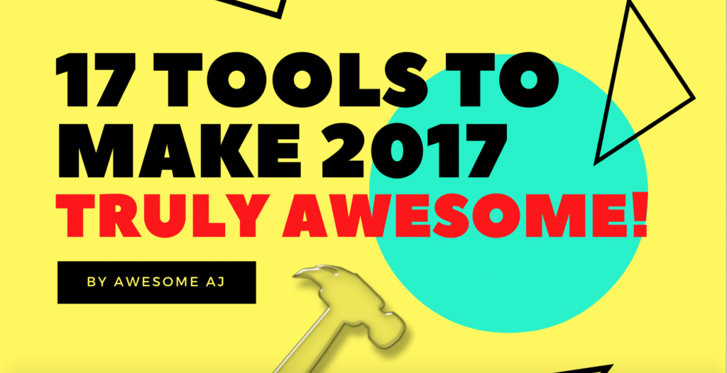 How to make 2017 truly awesome