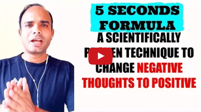 5-SECOND FORMULA: A Scientifically Proven Technique To Change Negative Thoughts To Positive