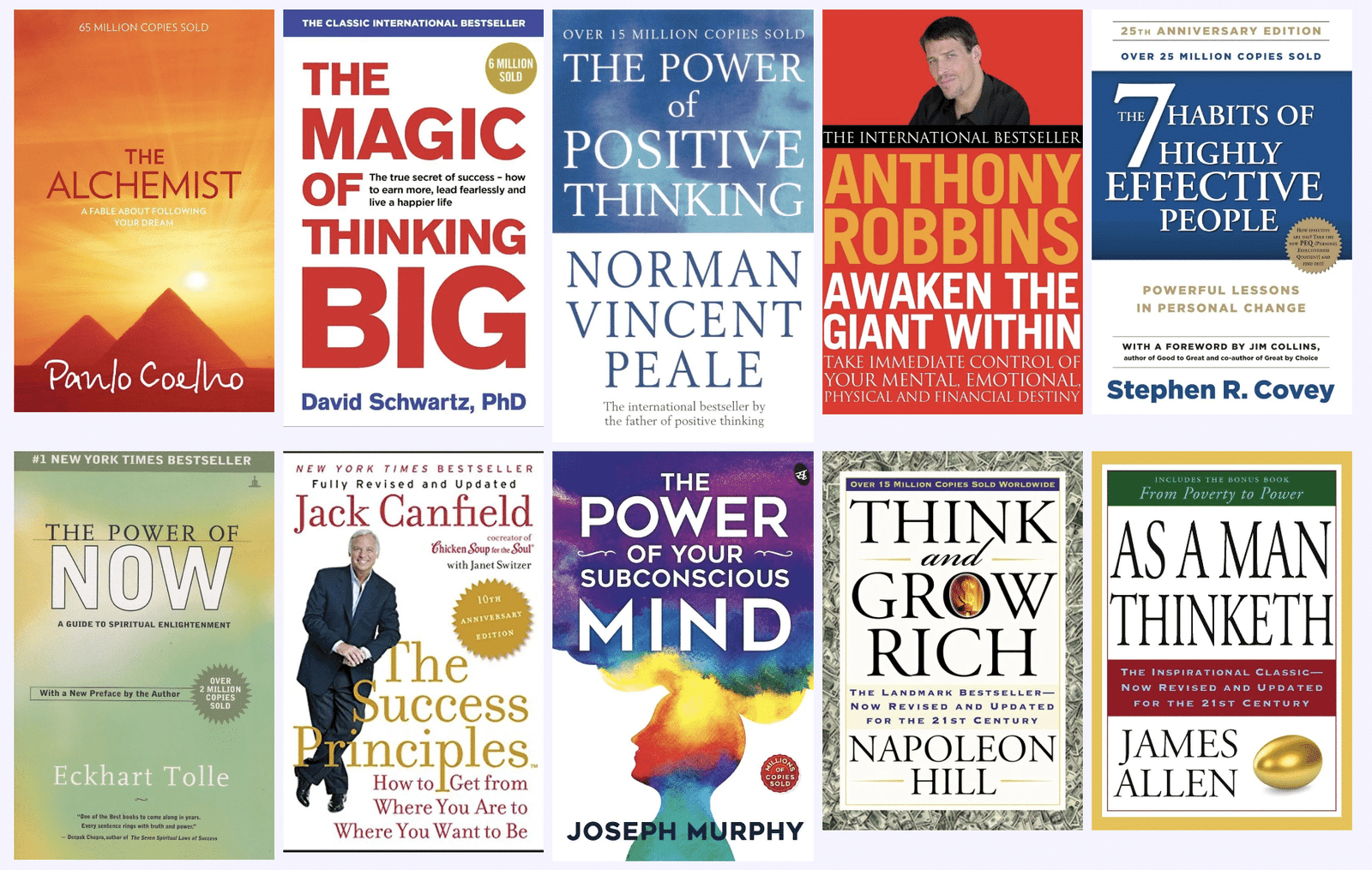Top 10 Self-Help Books of all Time